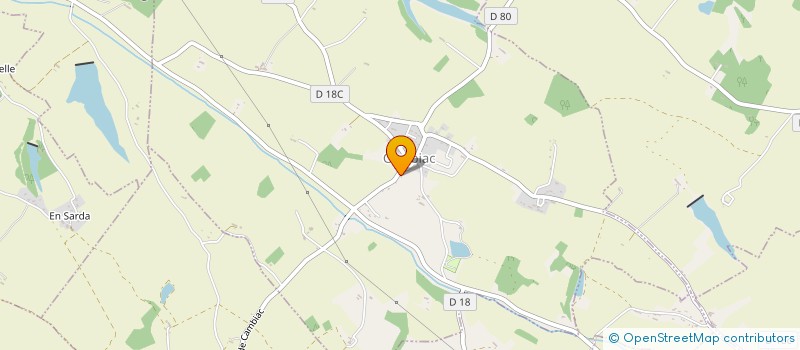 localisation de l'entreprise MONSIEUR ROGER DURAND  CAMBIAC