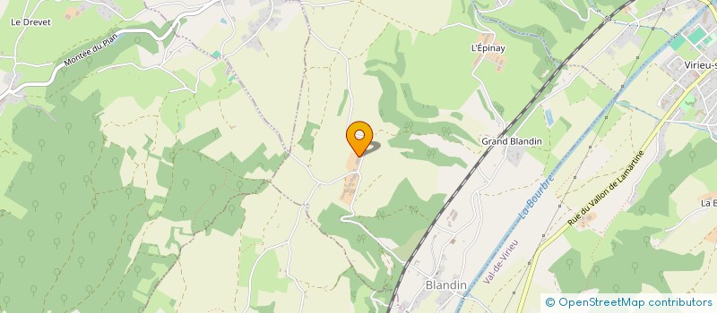 localisation de l'entreprise MONSIEUR ROGER DURAND  BLANDIN