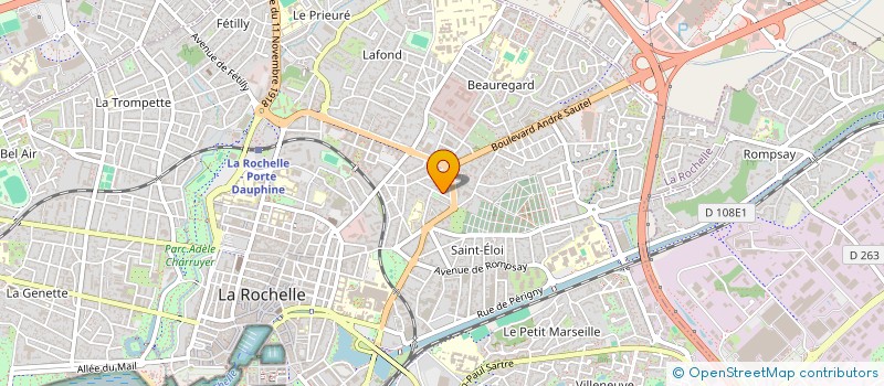 localisation de l'entreprise MONSIEUR ROGER DURAND  LA ROCHELLE