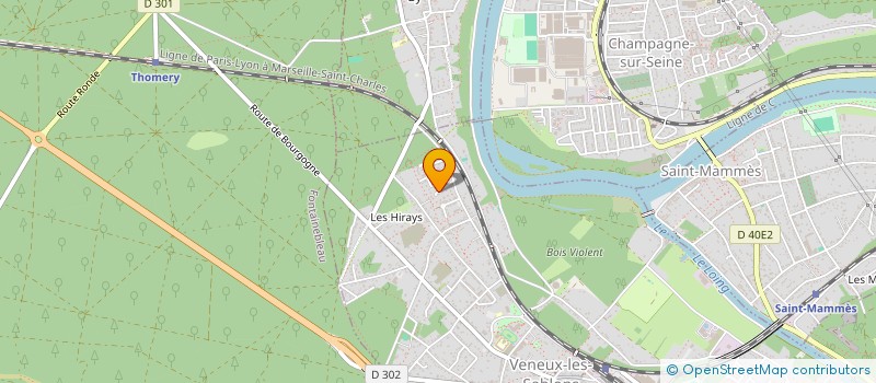 localisation de l'entreprise MONSIEUR ROGER DURAND  MORET-LOING-ET-ORVANNE