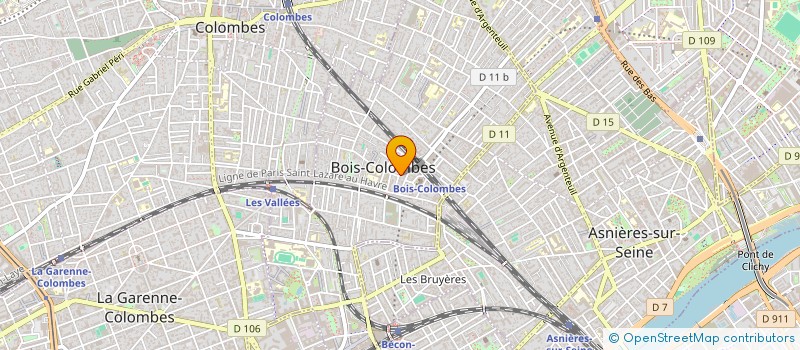 localisation de l'entreprise MONSIEUR ROGER DURKHEIM à BOIS-COLOMBES