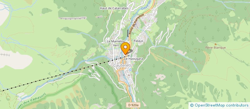 localisation de l'entreprise MONSIEUR ROGER DUSSOULIER  CAUTERETS