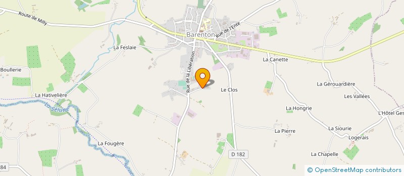 localisation de l'entreprise MONSIEUR ROGER EATON JONES  BARENTON