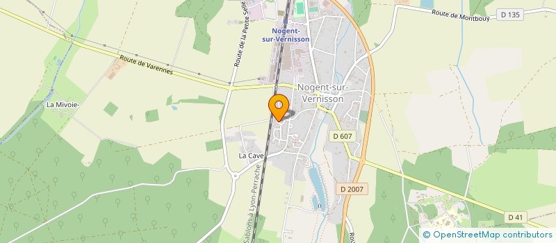 localisation de l'entreprise MONSIEUR ROGER EDJANGUE KANGUE à NOGENT-SUR-VERNISSON