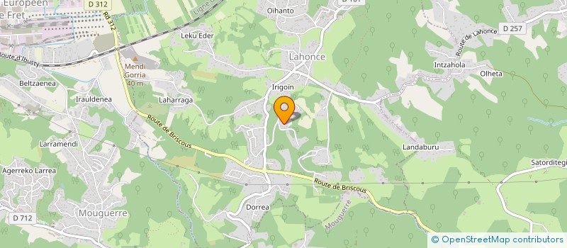 localisation de l'entreprise MONSIEUR ROGER ELISSALDE  LAHONCE