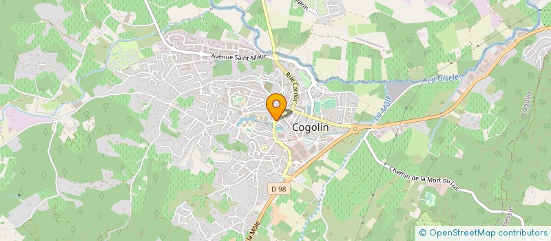 localisation de l'entreprise MONSIEUR ROGER ELIZABE à COGOLIN