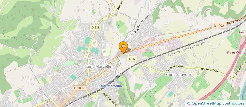 localisation de l'entreprise MONSIEUR ROGER ENJOUBERT  SAINT-MARCELLIN