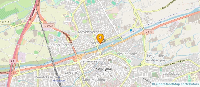 localisation de l'entreprise MONSIEUR ROGER ERARD  PERPIGNAN