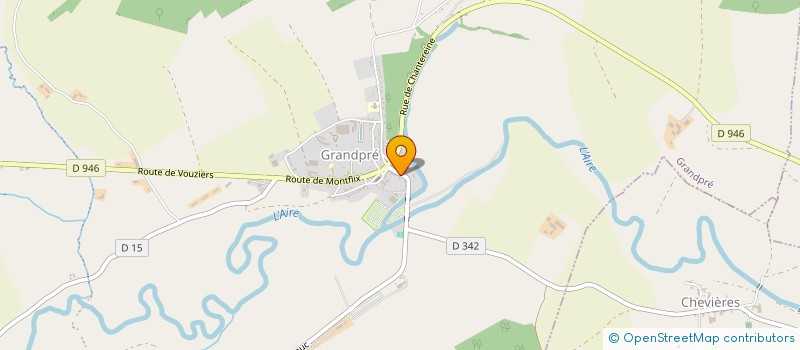 localisation de l'entreprise MONSIEUR ROGER ERNEST  GRANDPRE