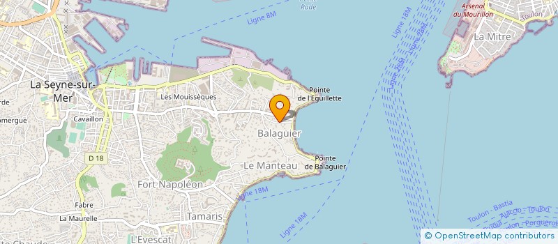 localisation de l'entreprise MONSIEUR ROGER ESTIENNE à LA SEYNE SUR MER