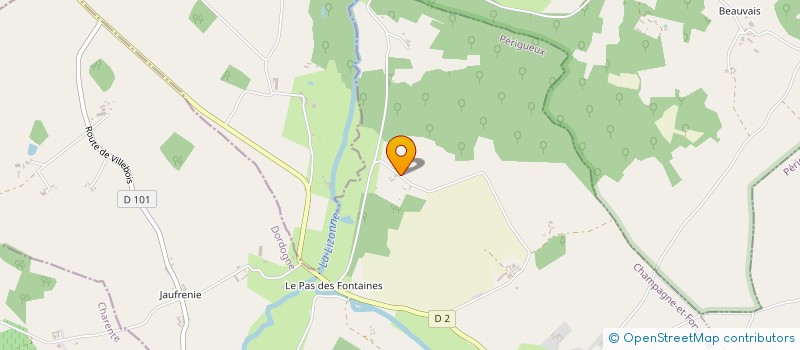 localisation de l'entreprise MONSIEUR ROGER EYDELY  LA CHAPELLE-GRESIGNAC