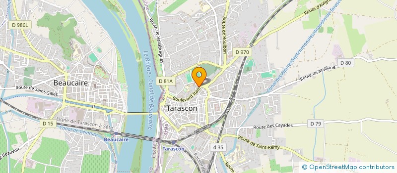 localisation de l'entreprise MONSIEUR ROGER FABRE  TARASCON