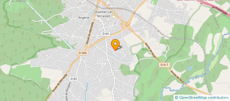 localisation de l'entreprise MONSIEUR ROGER FABRE à SAINT-MAXIMIN-LA-SAINTE-BAUME