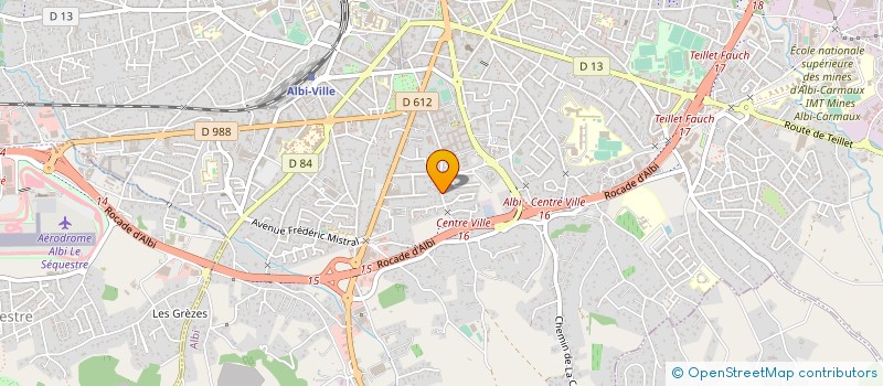 localisation de l'entreprise MONSIEUR ROGER FAURE à ALBI