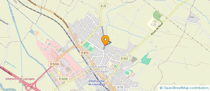 localisation de l'entreprise MONSIEUR ROGER FAURE  VILLEFRANCHE-DE-LAURAGAIS