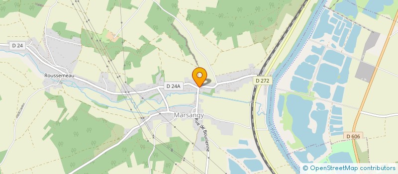 localisation de l'entreprise MONSIEUR ROGER FAUVERGUE à MARSANGY