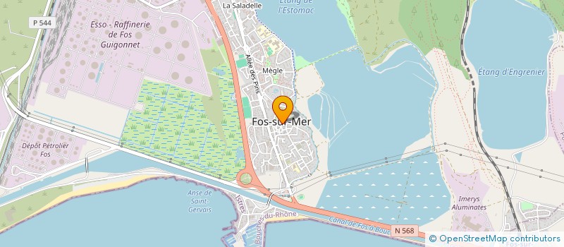 localisation de l'entreprise MONSIEUR ROGER FAVERJON à FOS-SUR-MER