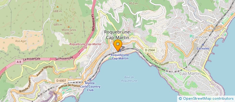localisation de l'entreprise MONSIEUR ROGER FELIZAT à ROQUEBRUNE-CAP-MARTIN