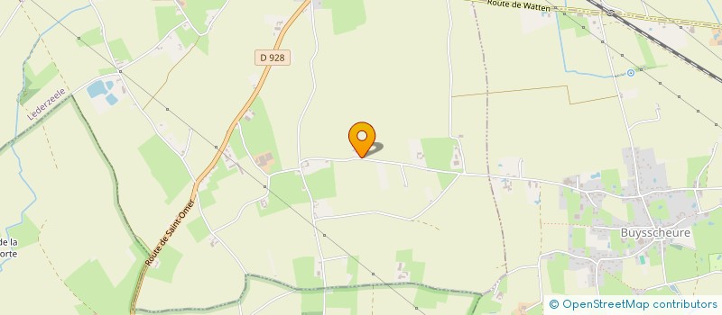 localisation de l'entreprise MONSIEUR ROGER FERIAU  LEDERZEELE