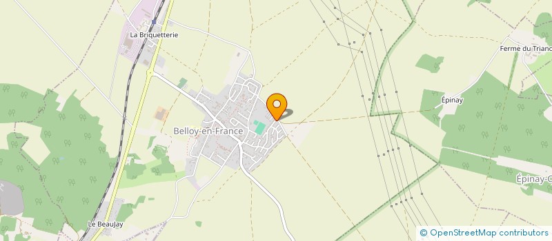 localisation de l'entreprise MONSIEUR ROGER FERNANDES  BELLOY-EN-FRANCE