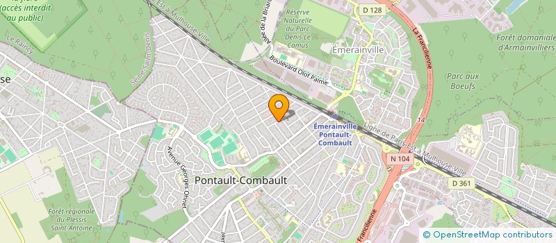 localisation de l'entreprise MONSIEUR ROGER FERREIRA à PONTAULT-COMBAULT