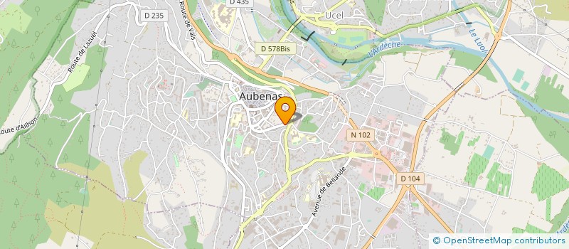 localisation de l'entreprise MONSIEUR ROGER FERRY à AUBENAS