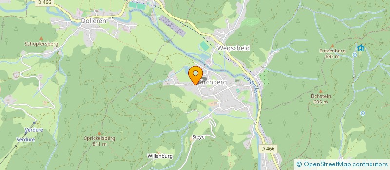 localisation de l'entreprise MONSIEUR ROGER FESSLER  KIRCHBERG