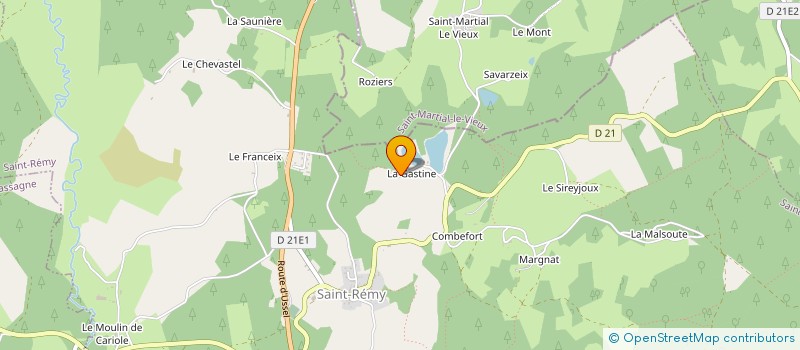 localisation de l'entreprise MONSIEUR ROGER FEUILLADE  SAINT-REMY