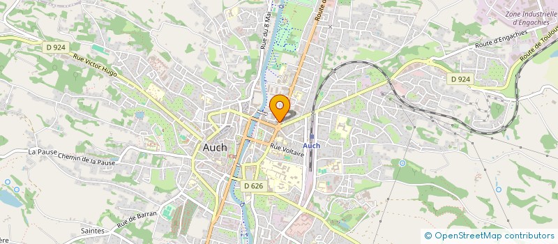 localisation de l'entreprise MONSIEUR ROGER FIX  AUCH