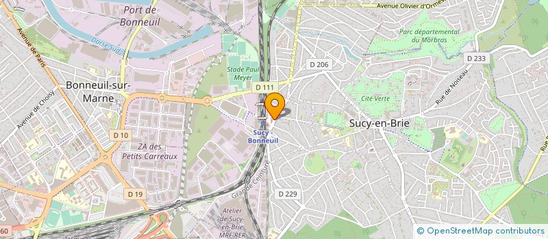 localisation de l'entreprise MONSIEUR ROGER FOSSE  SUCY EN BRIE