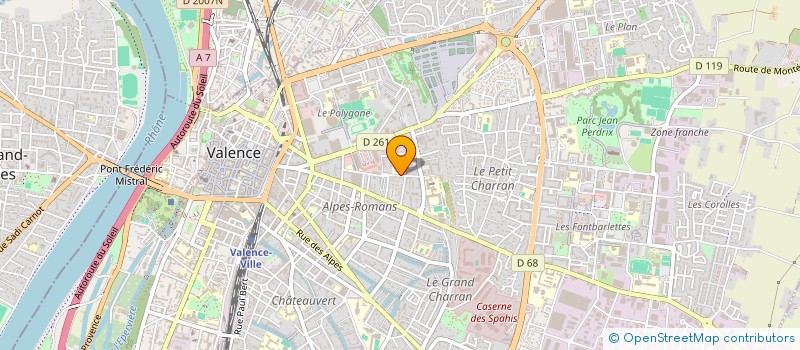 localisation de l'entreprise MONSIEUR ROGER FOUCART à VALENCE