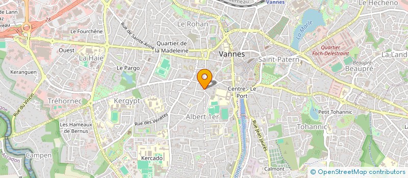 localisation de l'entreprise MONSIEUR ROGER FOUILLEN à VANNES