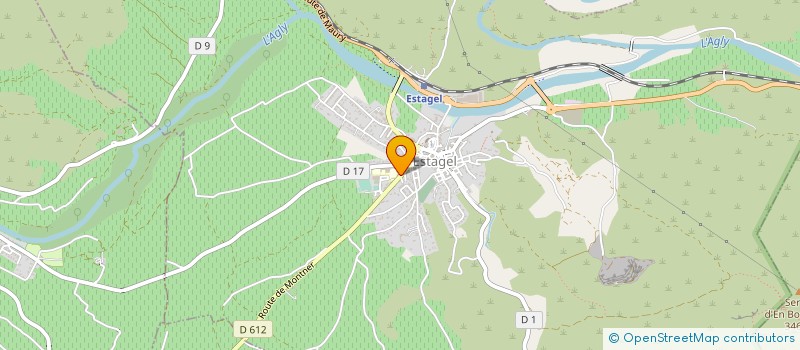 localisation de l'entreprise MONSIEUR ROGER FOURNIER  ESTAGEL