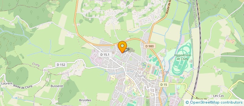 localisation de l'entreprise MONSIEUR ROGER FOURNIER  LA VINEUSE SUR FREGANDE