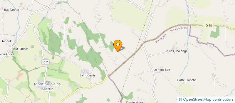 localisation de l'entreprise MONSIEUR ROGER FOURNIER  SAINT-AUBIN-DE-TERREGATTE