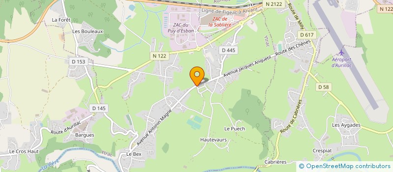 localisation de l'entreprise MONSIEUR ROGER FOURNIER à ARPAJON-SUR-CERE