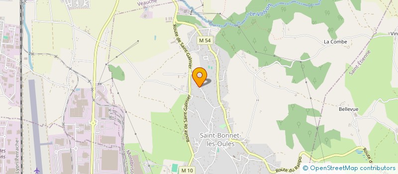 localisation de l'entreprise MONSIEUR ROGER FRANCON  SAINT-BONNET-LES-OULES