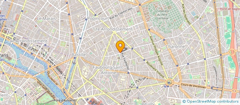 localisation de l'entreprise MONSIEUR ROGER FRATINI à PARIS