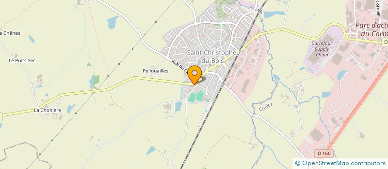 localisation de l'entreprise MONSIEUR ROGER GABARD  SAINT-CHRISTOPHE-DU-BOIS