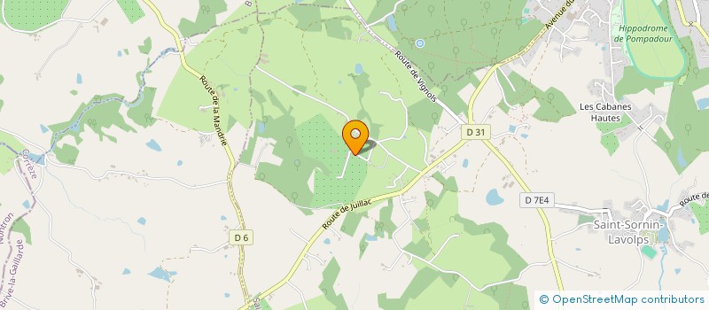 localisation de l'entreprise MONSIEUR ROGER GAGNOL  SAINT-SORNIN-LAVOLPS