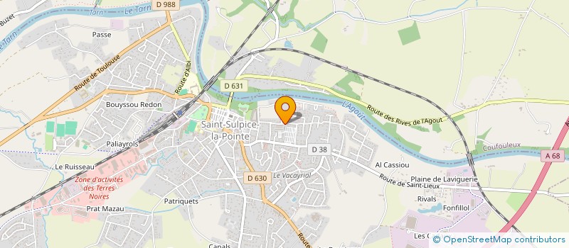 localisation de l'entreprise MONSIEUR ROGER GALINIER  SAINT-SULPICE-LA-POINTE