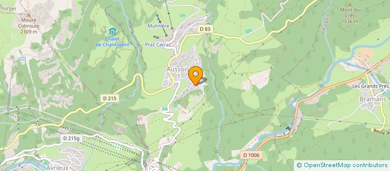 localisation de l'entreprise MONSIEUR ROGER GALLAY à AUSSOIS