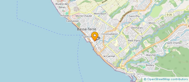 localisation de l'entreprise MONSIEUR ROGER GANOT à BASSE-TERRE