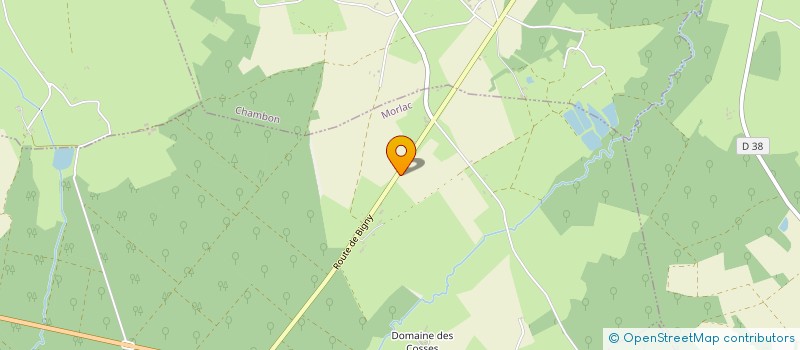 localisation de l'entreprise MONSIEUR ROGER GARCIA  MORLAC