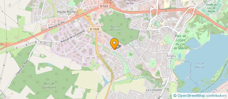 localisation de l'entreprise MONSIEUR ROGER GARCIA à ANGERS