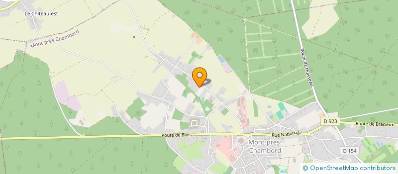 localisation de l'entreprise MONSIEUR ROGER GARCIA  MONT-PRES-CHAMBORD