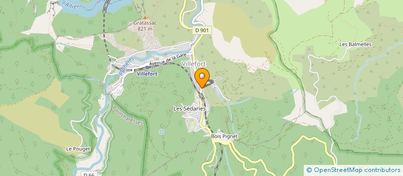 localisation de l'entreprise MONSIEUR ROGER GARREAU  VILLEFORT