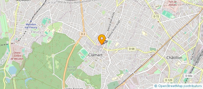 localisation de l'entreprise MONSIEUR ROGER GASPAR à CLAMART