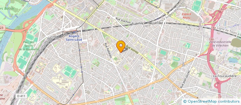 localisation de l'entreprise MONSIEUR ROGER GASTINEAU à ANGERS