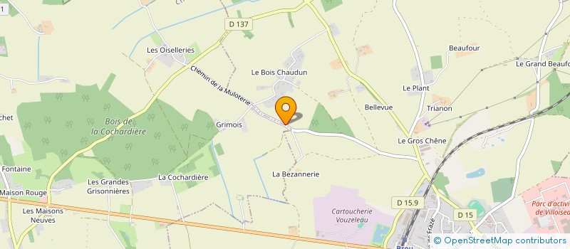 localisation de l'entreprise MONSIEUR ROGER GAUDOU à BROU